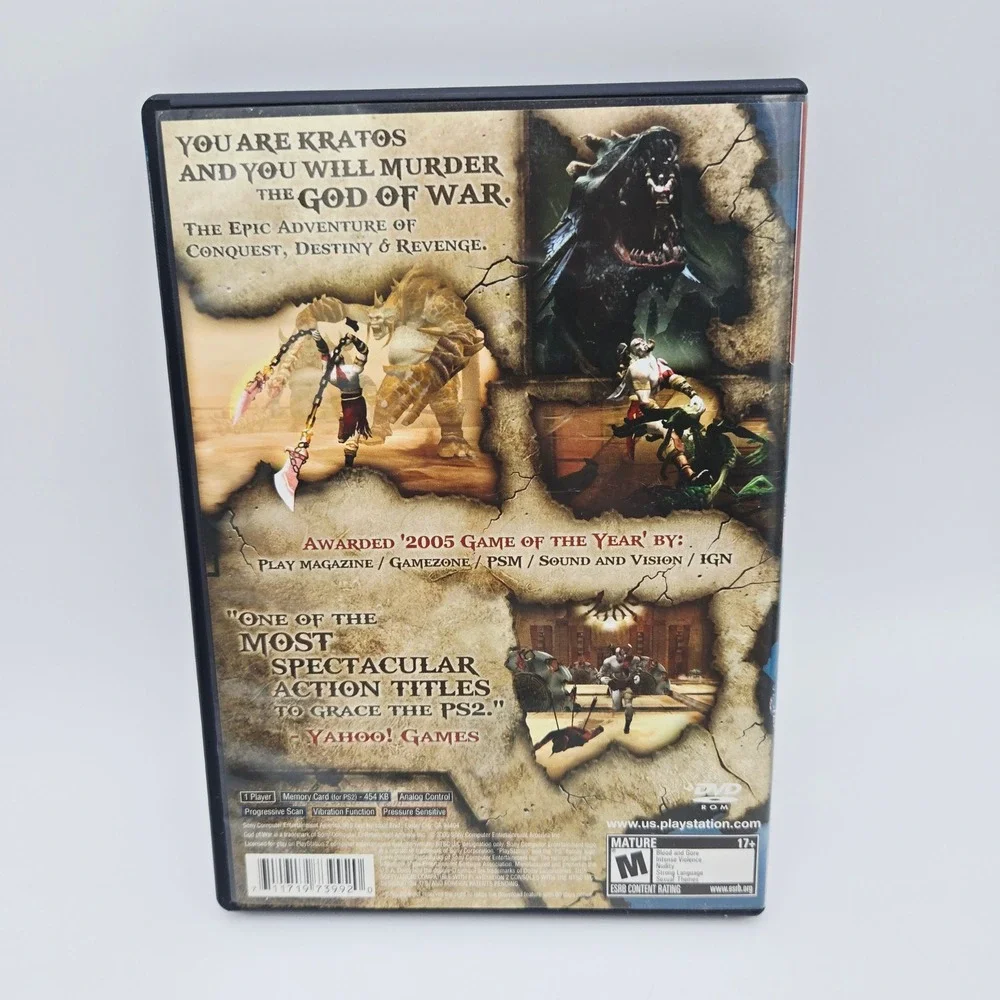 God of War Sony PlayStation 2 PS2 2005 Greatest Hits CIB Action Adventure